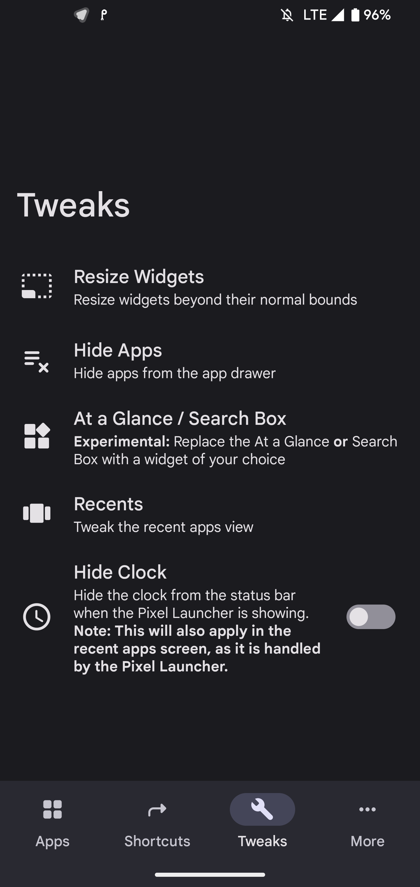 Clock on the status bar disappeared · Issue 67 · KieronQuinn