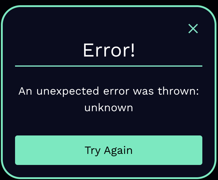 Throw error message when API is unreachable · Issue 86 · Greenruhm