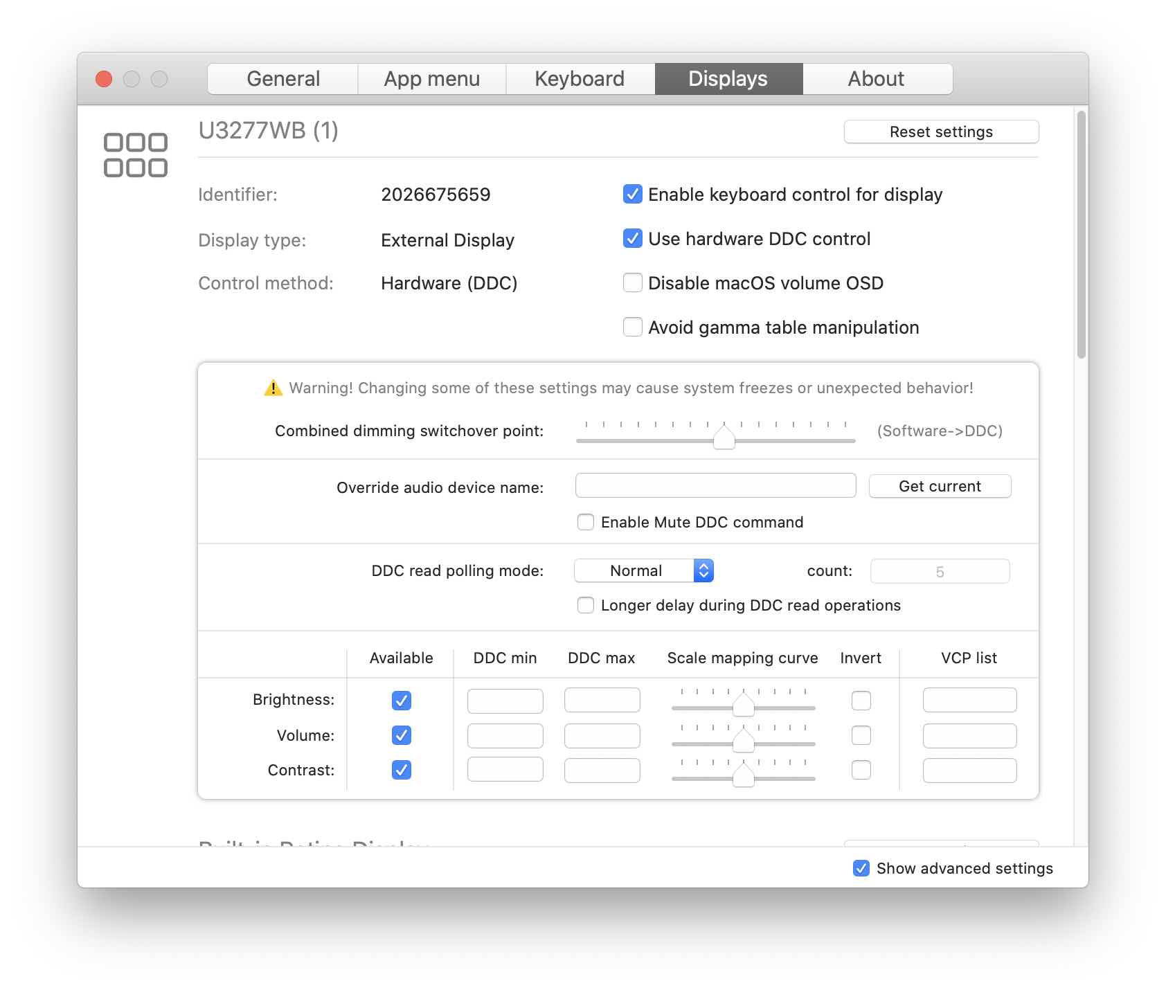2022-10-18-MonitorControl-U3277WB-display-settings-screenshot