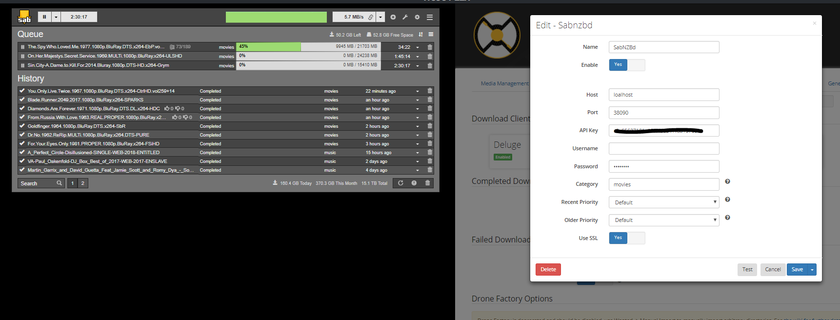 WebUI does not show status of downloads after nightly update · Issue ...