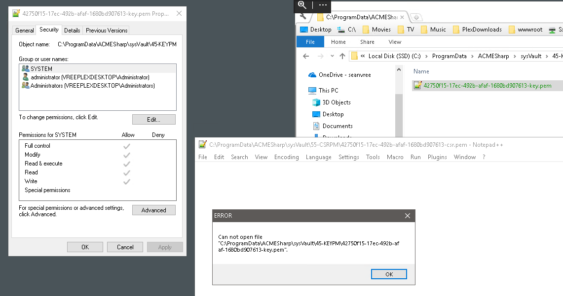 Can't decrypt private key? · Issue #269 · webprofusion/certify · GitHub