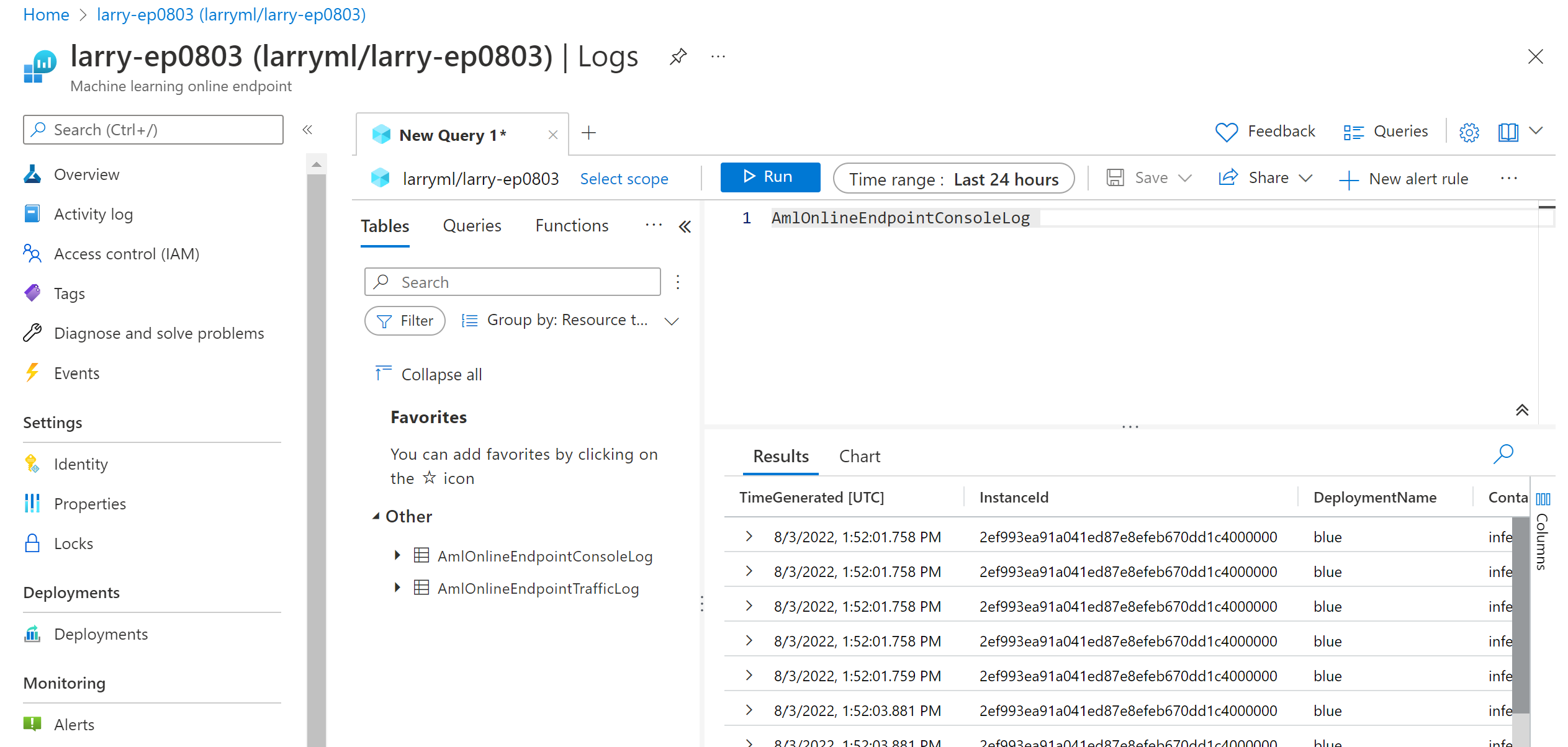 App Insights for monitoring AML endpoints · Issue #96530 ...
