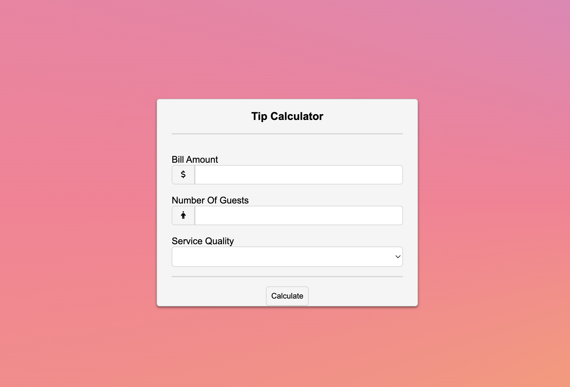 GitHub - Mladen1506/tip-calculator