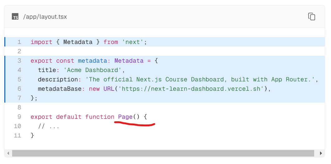 [Dashboard] Website code example discontinuity, chapter 16 (minor issue ...