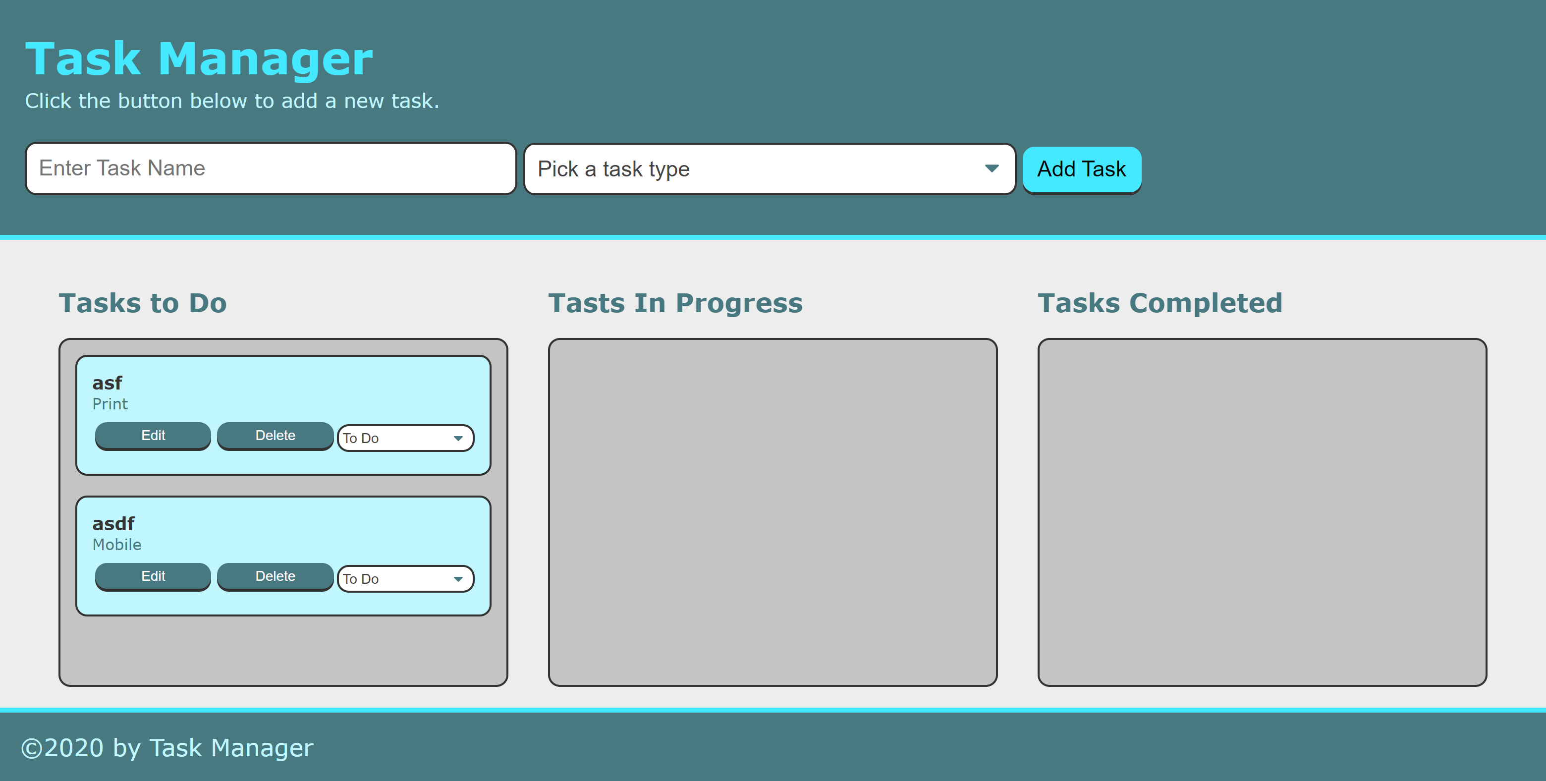Task Manager No Code GitHub - JacobRyanHanson/task-manager
