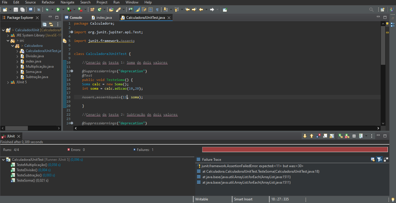 GitHub - Rebustini/CalculadoraJUnit · GitHub