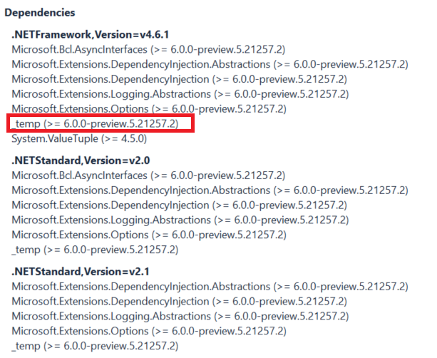 Microsoft.Extensions.Logging has broken dependencies · Issue 52459
