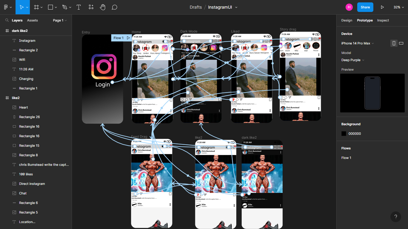 GitHub - HrstPathak/Figma-Instagram-UI-Design: Instagram ui design ...