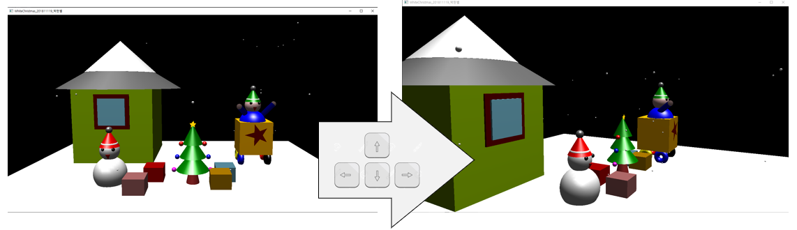 GitHub - happyfox11/White_Christmas: Using opengl, three-dimensional ...