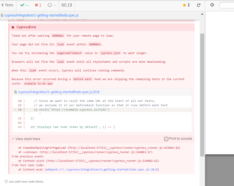 Error running Cypress examples · Issue 17836 · cypressio/cypress · GitHub