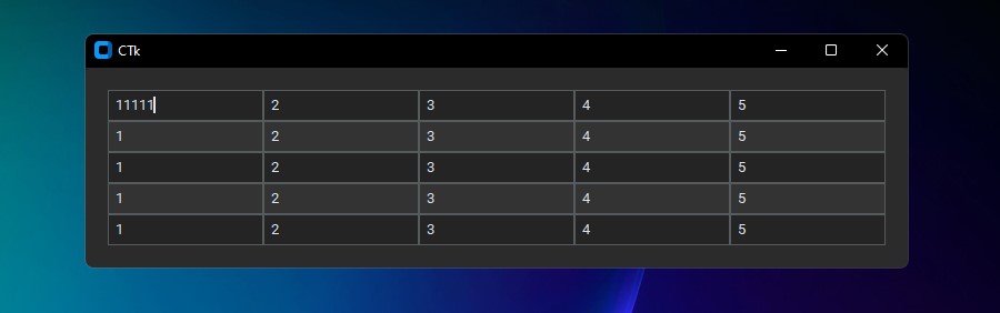 edit cells · Issue #13 · Akascape/CTkTable · GitHub