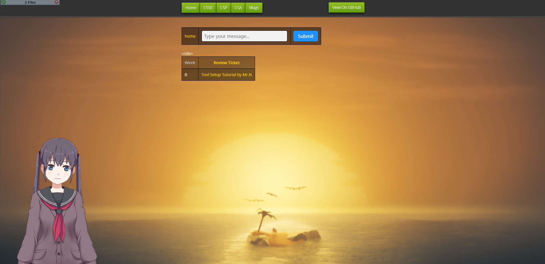 csse-week-0-tool-set-up-and-changes-on-git-home-page-review-ticket