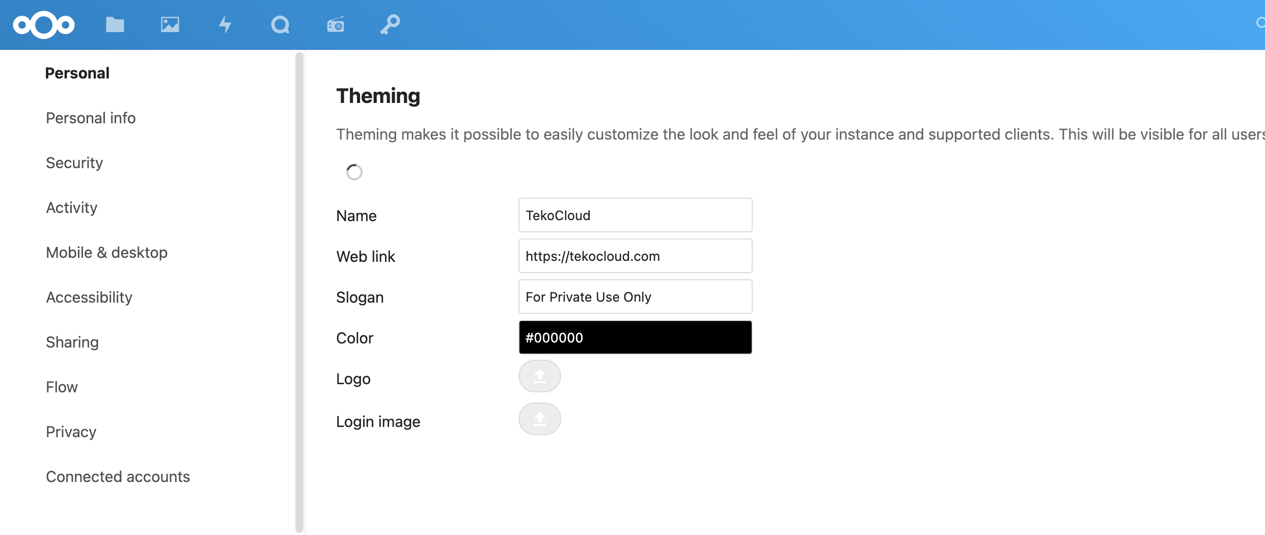 Nextcloud 21.0.3 - Theming Broken · Issue #1815 · nextcloud-snap ...