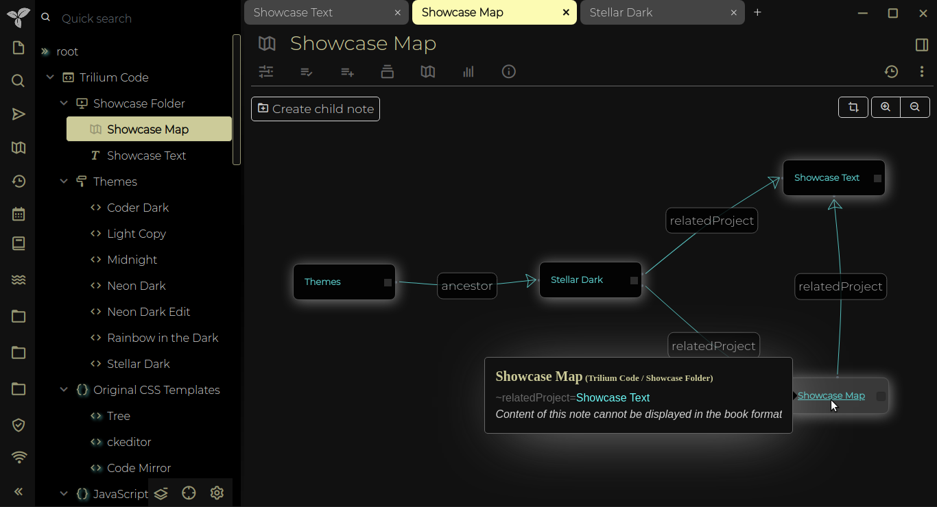 Showcase Map