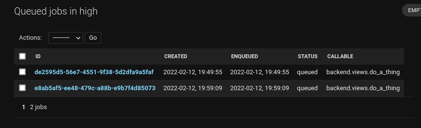 Hello world project - Jobs never exit queued state (solved) · Issue ...