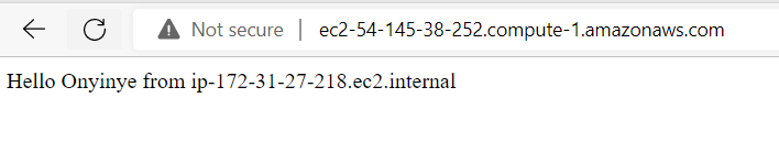 nginx deployed