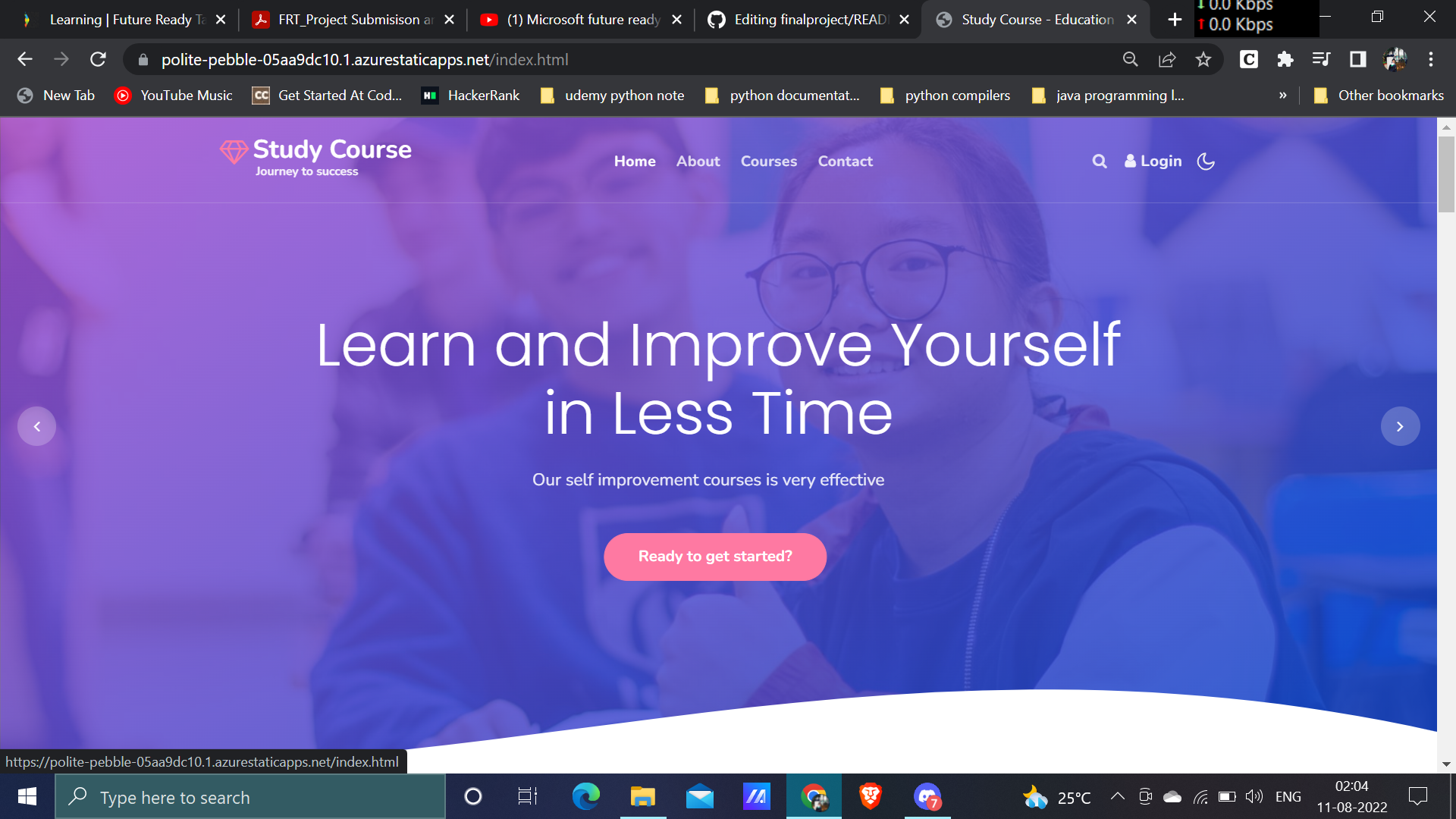 GitHub - Rudrahota-1/finalproject: here i create a learning platform ...