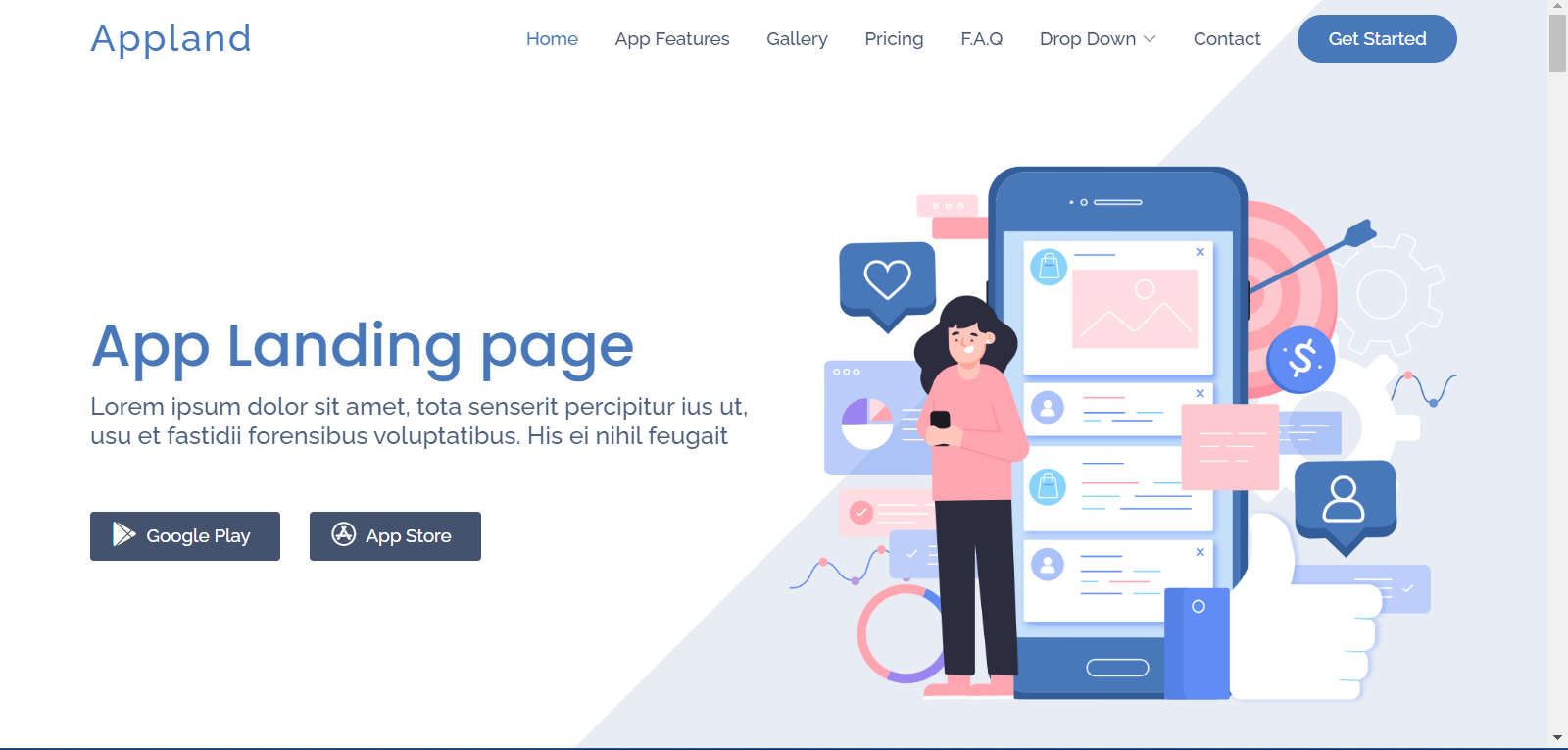 GitHub - Praizee/App-Landing-Page: App Landing Page