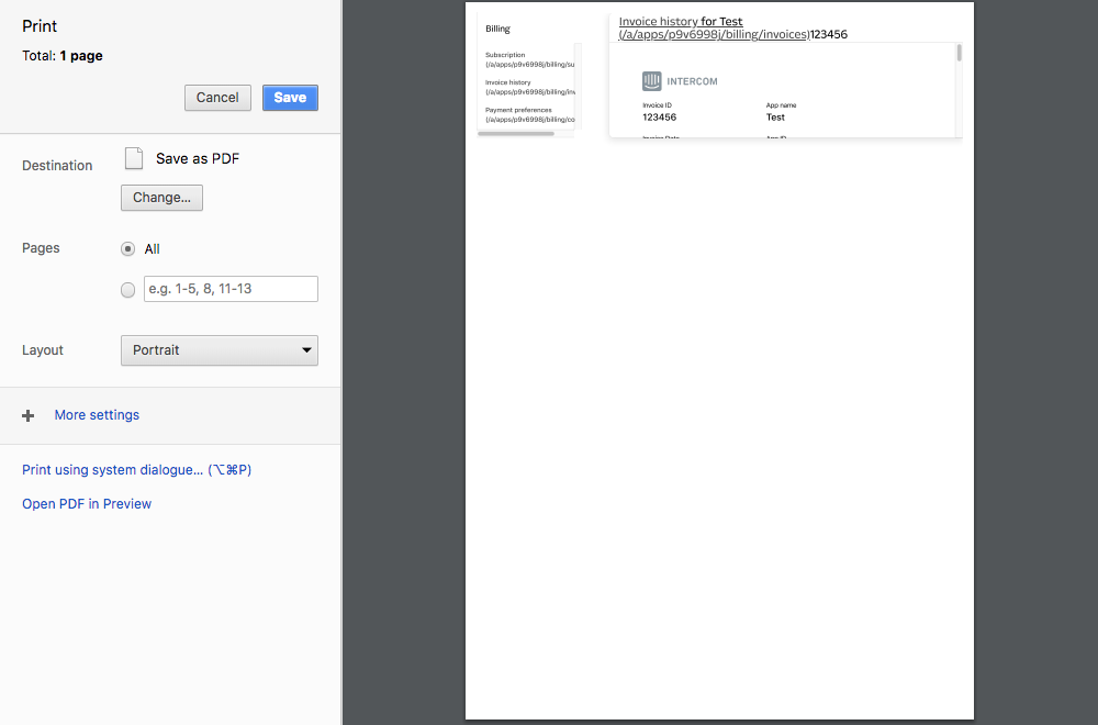 invoice - before