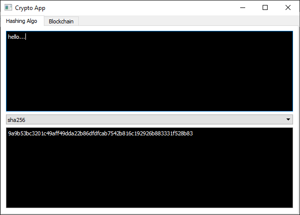 GitHub - poorna2511/Cryptography-Blockchain: simple application on ...