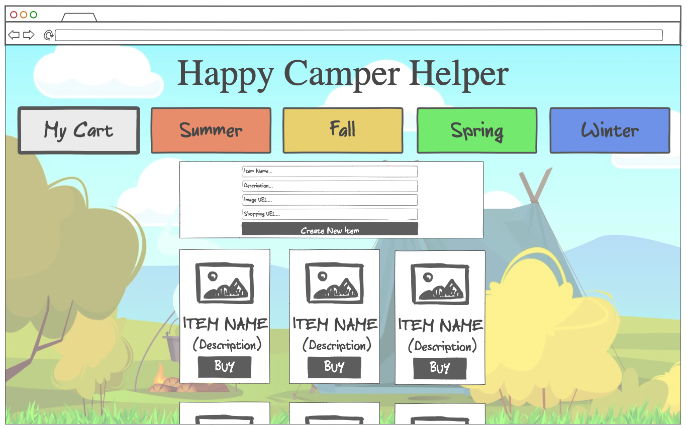 GitHub - nancy-luu/frontend_happy_camper_helper: Phase 3 project front-end