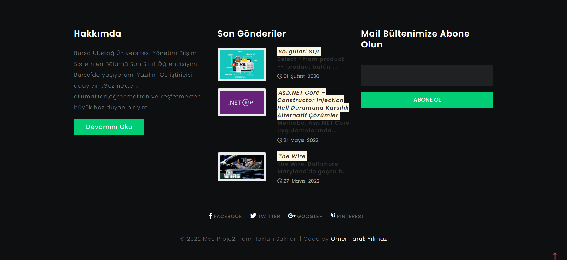 GitHub - omerfaruqyilmaz/CoreBlog