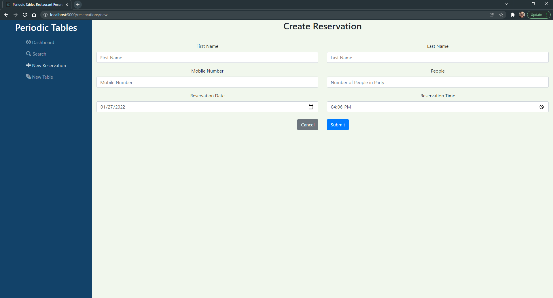 GitHub - garrettseeley/Restaurant-Reservation-App: Final capstone project