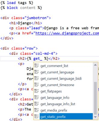 No completion for custom tags and filters in Django projects · Issue ...