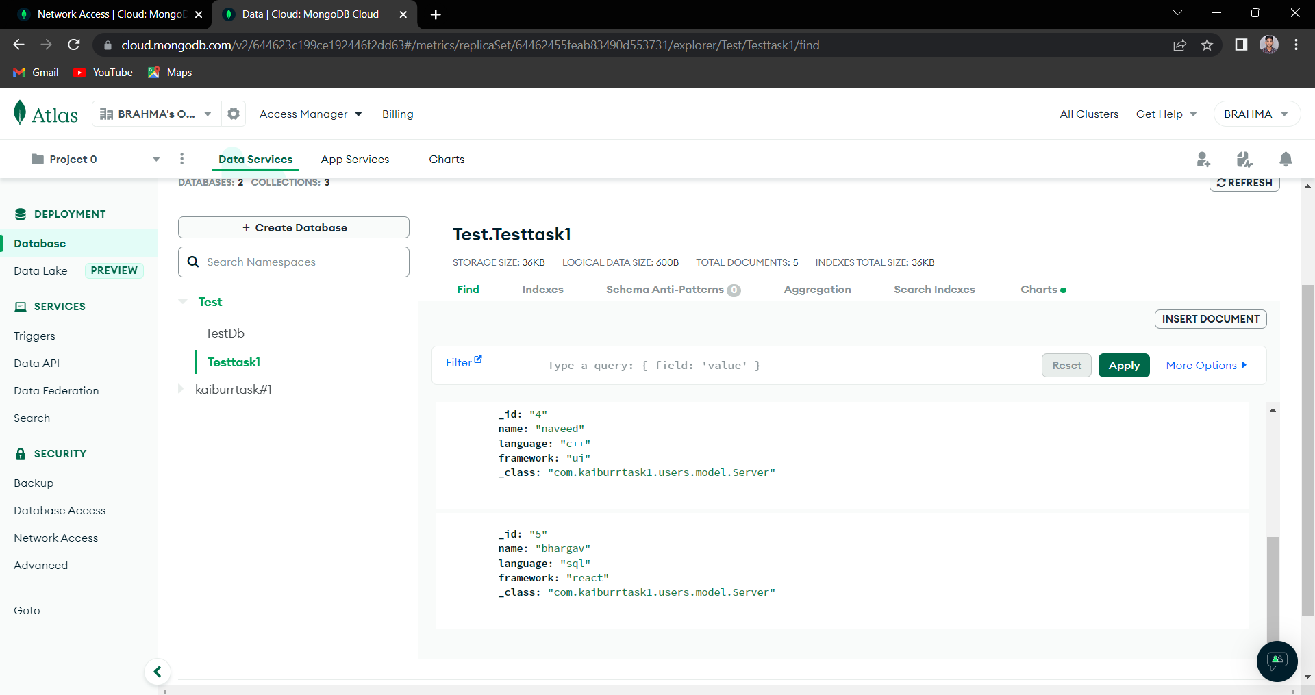 GitHub Brahmamahesh/users I developed an application in java which