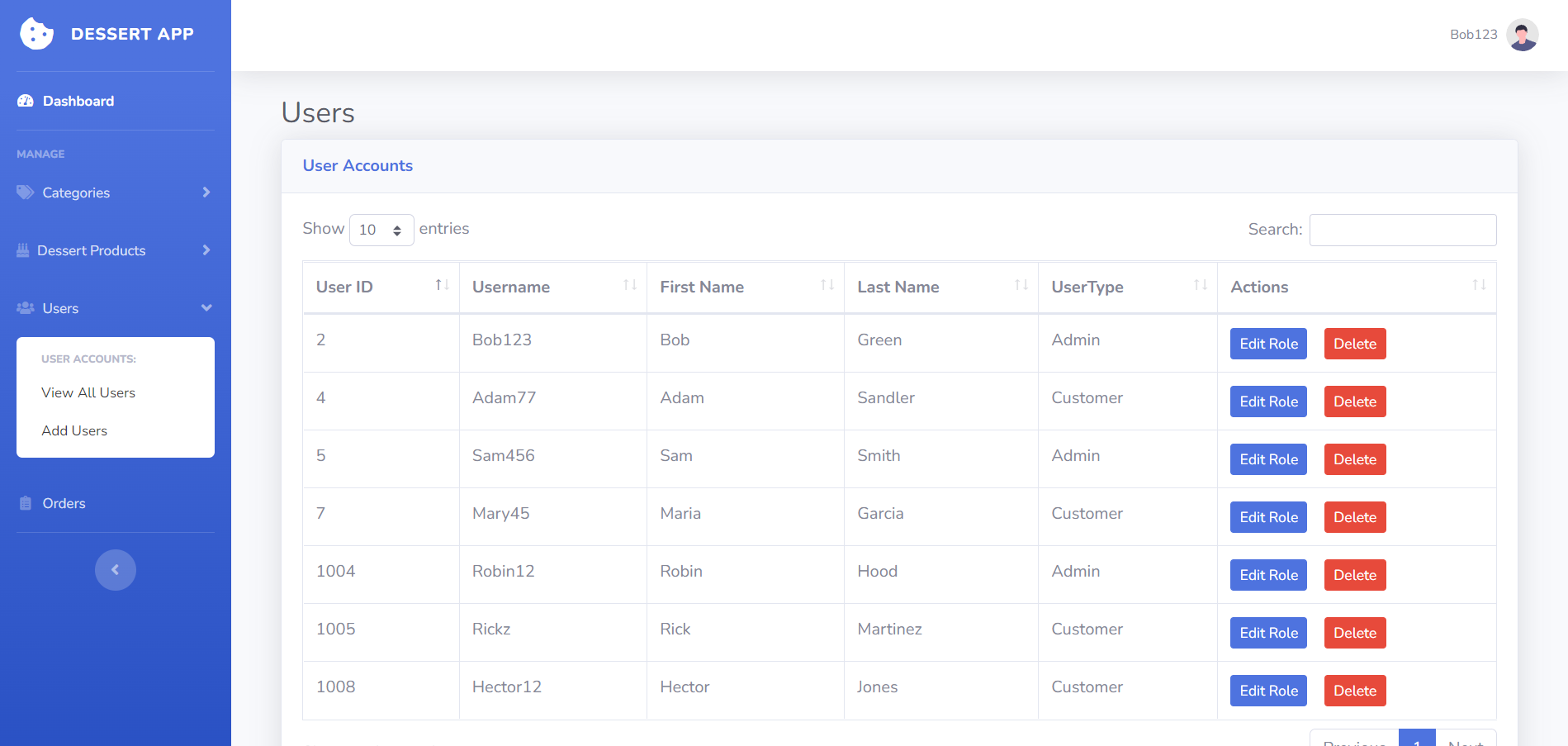 GitHub - Caerfyre/DessertApp: Dessert App is a simple dessert ...