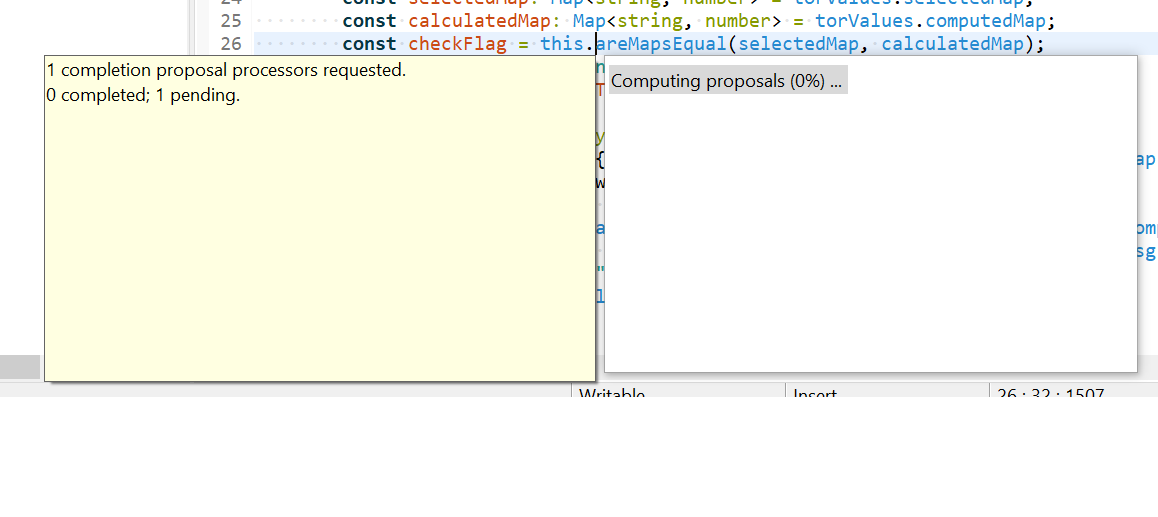 Error while computing completion · Issue 453 · eclipse