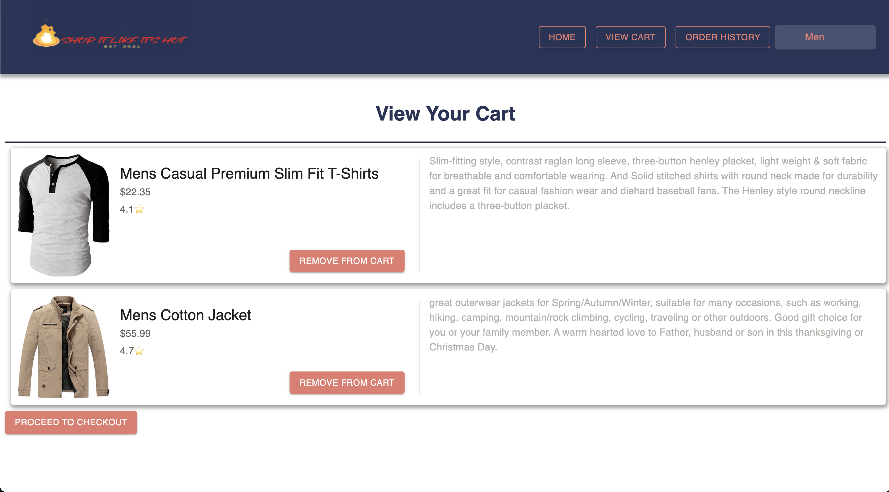 GitHub - garrettstrohm/shop-it-like-its-hot: A shopping application ...