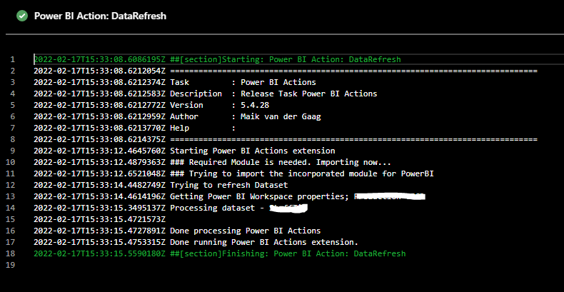 Release Task Power BI Actions: Update dataSource connection · Issue ...