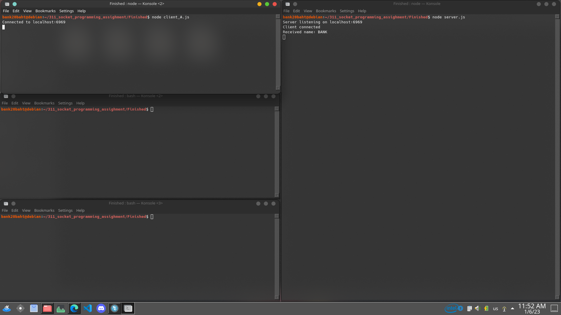 GitHub - bank20baht/socket_programming: homework 240-311 client / sever