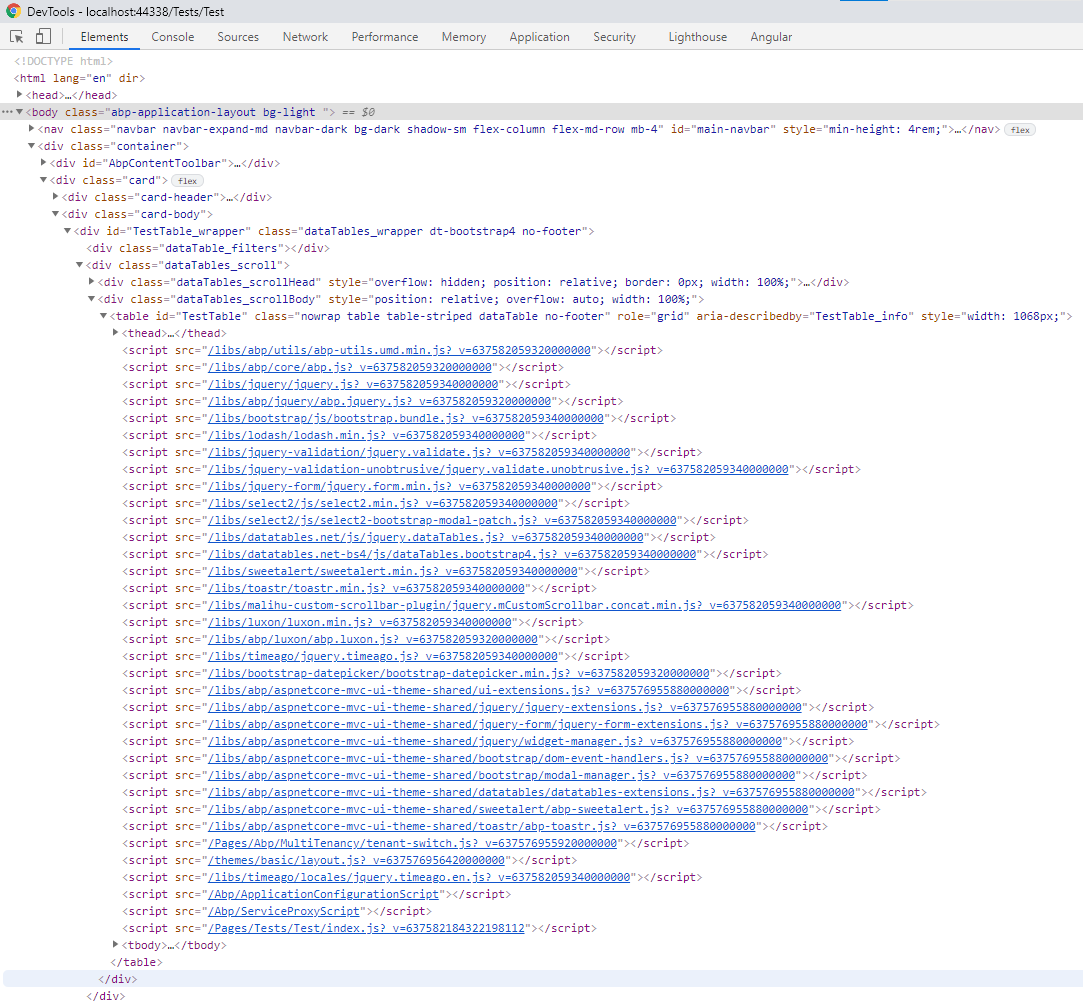 abp-table tag helper issue on custom theme. · Issue #9206 ...