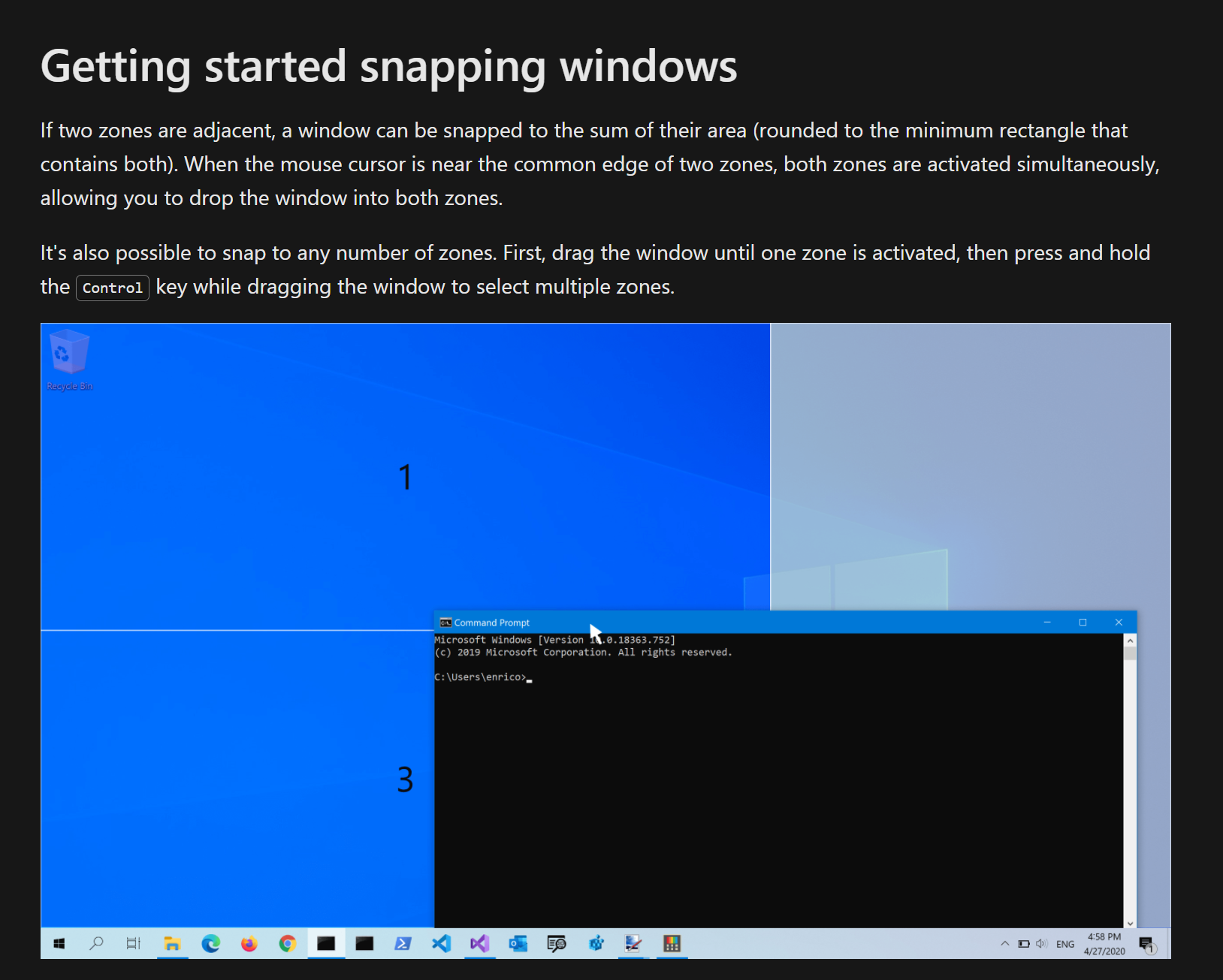 [FancyZones] AutoPlace New Windows in the default zone. · Issue 16056