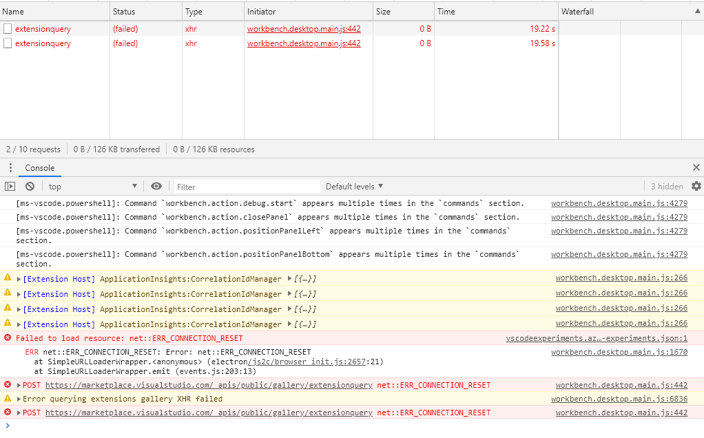 Cannot Search Extensions Since Update · Issue #103220 · microsoft ...