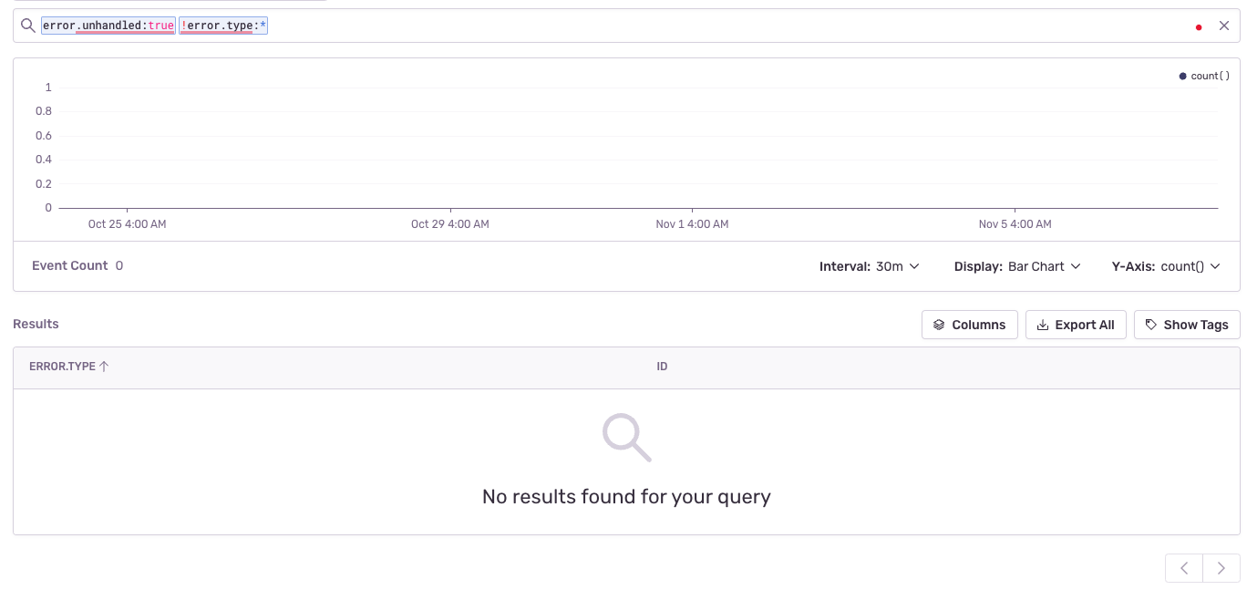 Discover does not allow you to search for error.type:"" · Issue #41090 ...