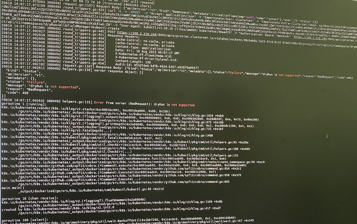 dry run support for managed cluster · Issue #457 · clusternet ...