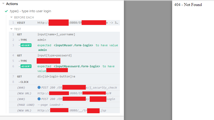 404 after redirect on login test · Issue #6123 · cypress-io/cypress ...