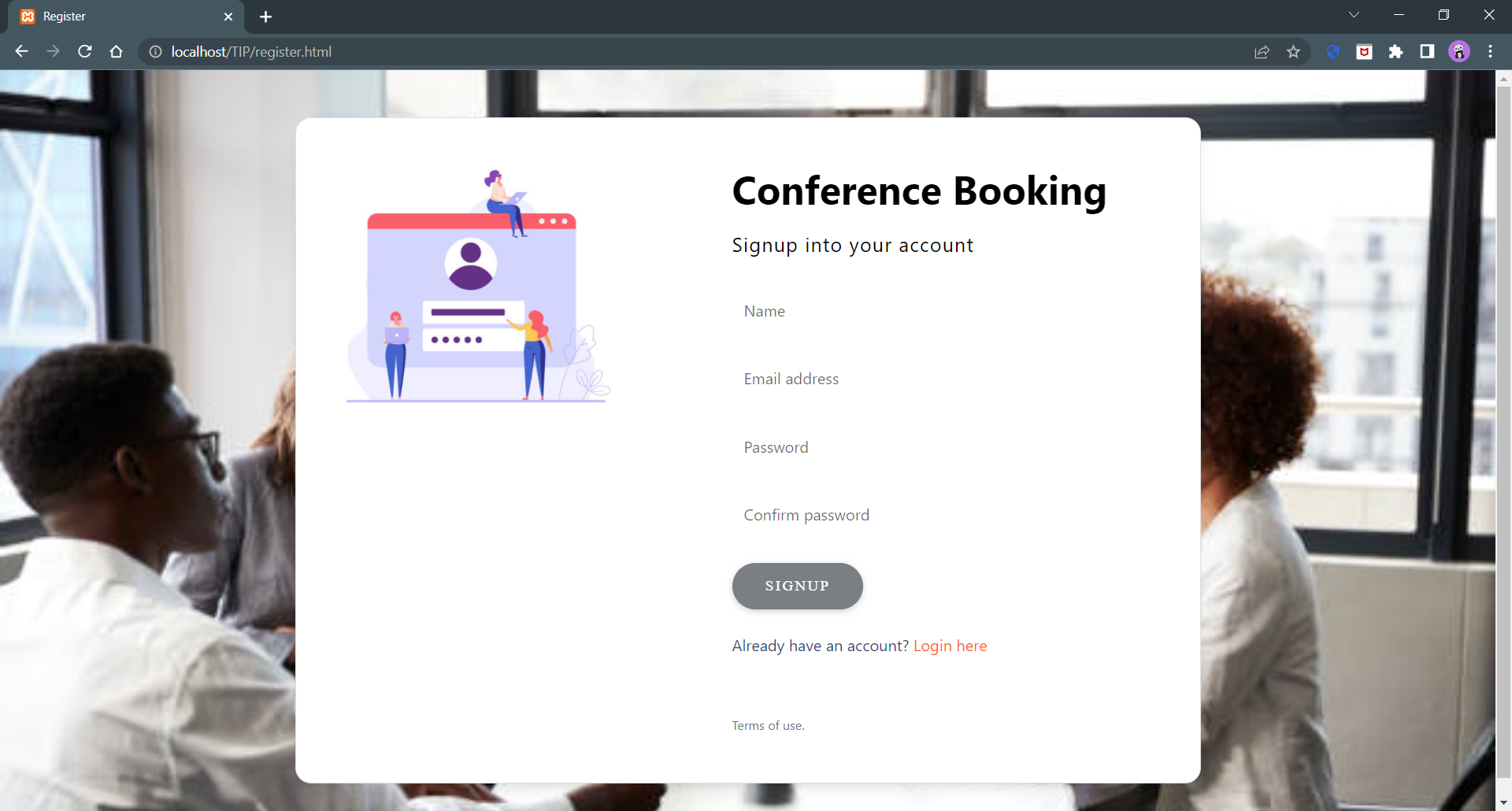 GitHub - divya-chhoriya/Conference-Booking: Assignment