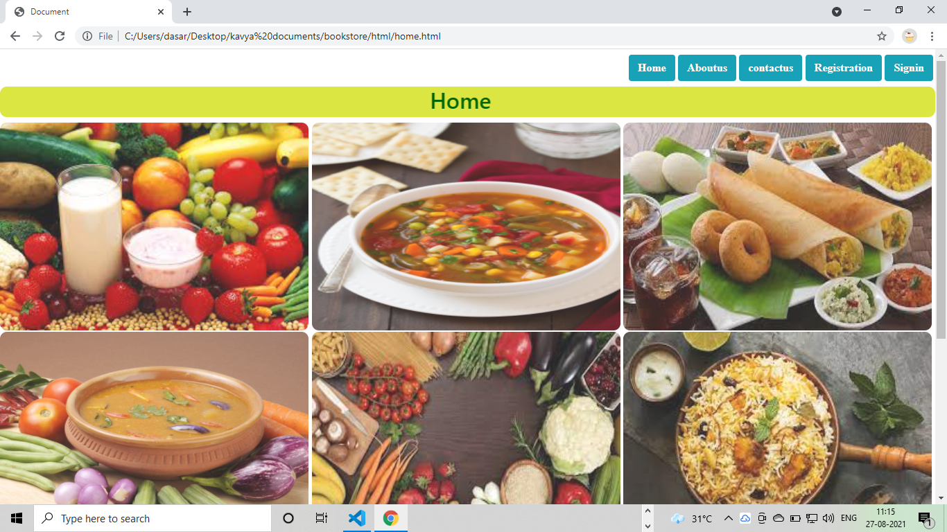 GitHub - KavyapragnaDasari/Online-food-system