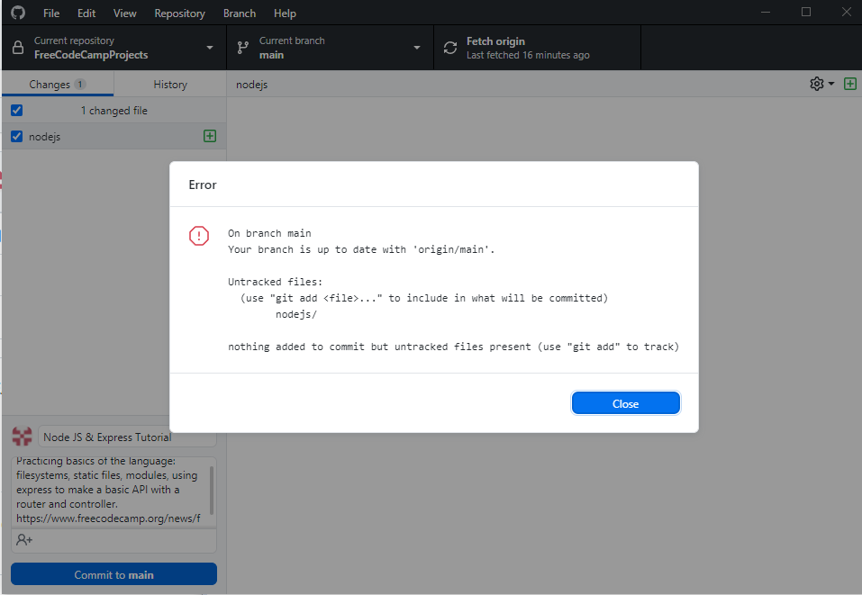 how to set "staging of untracked files" ? · Issue 4408 · desktop