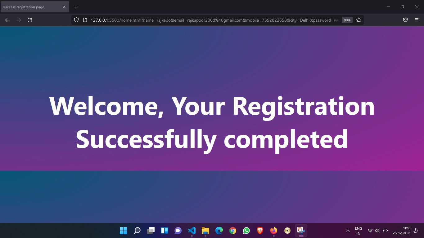 GitHub - Rajkapoor51/RegistrationValidationPage: It is a registration ...