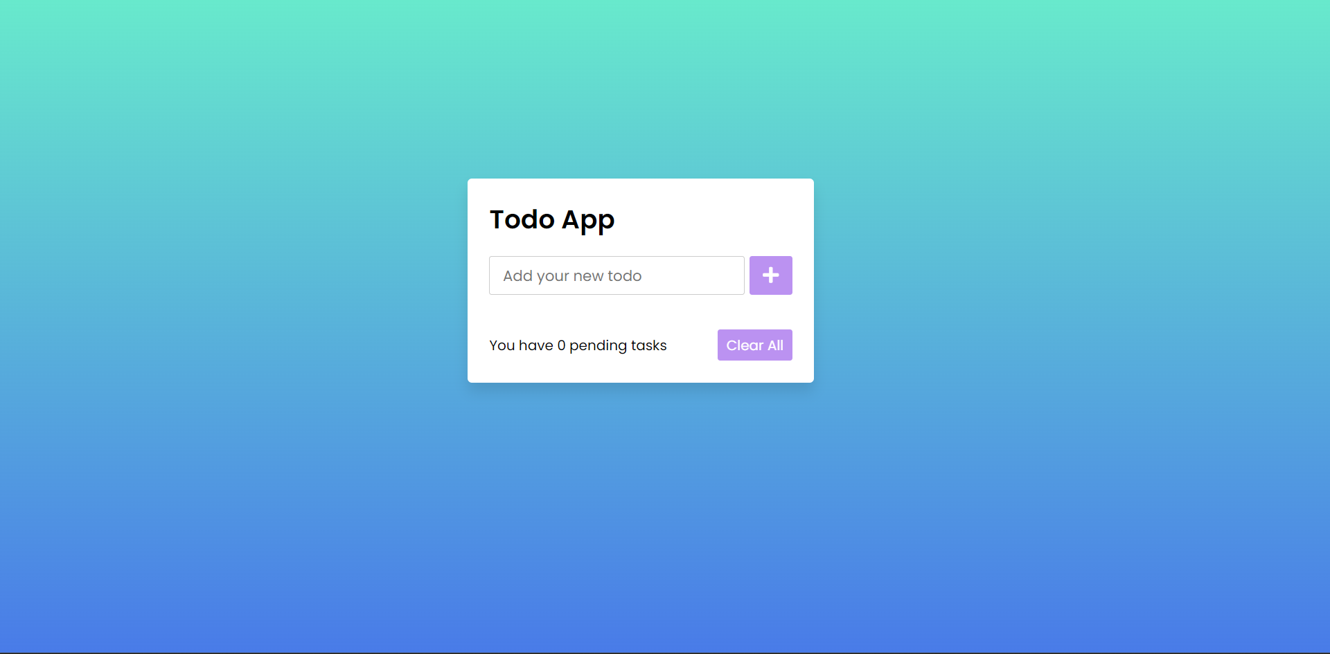 Javascript To Do List