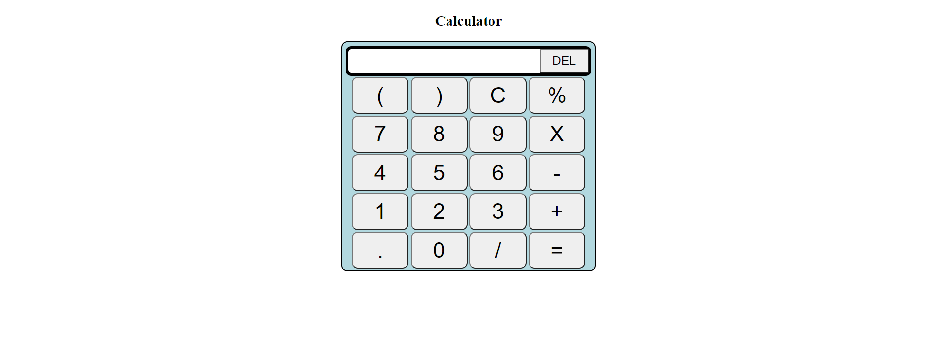 GitHub - IPCODE77/Calculator: Calculator by using Javascript