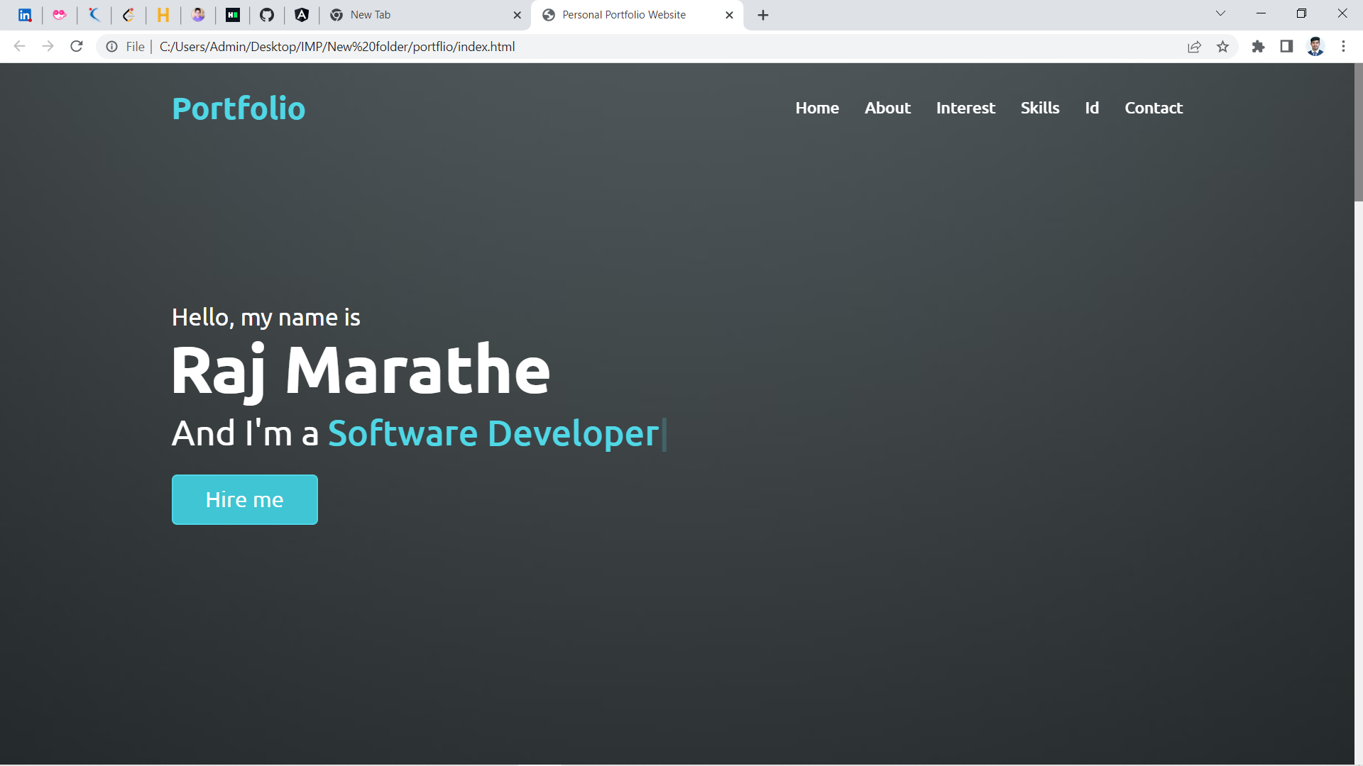 GitHub - RajMarathe007/Personal_Portfolio