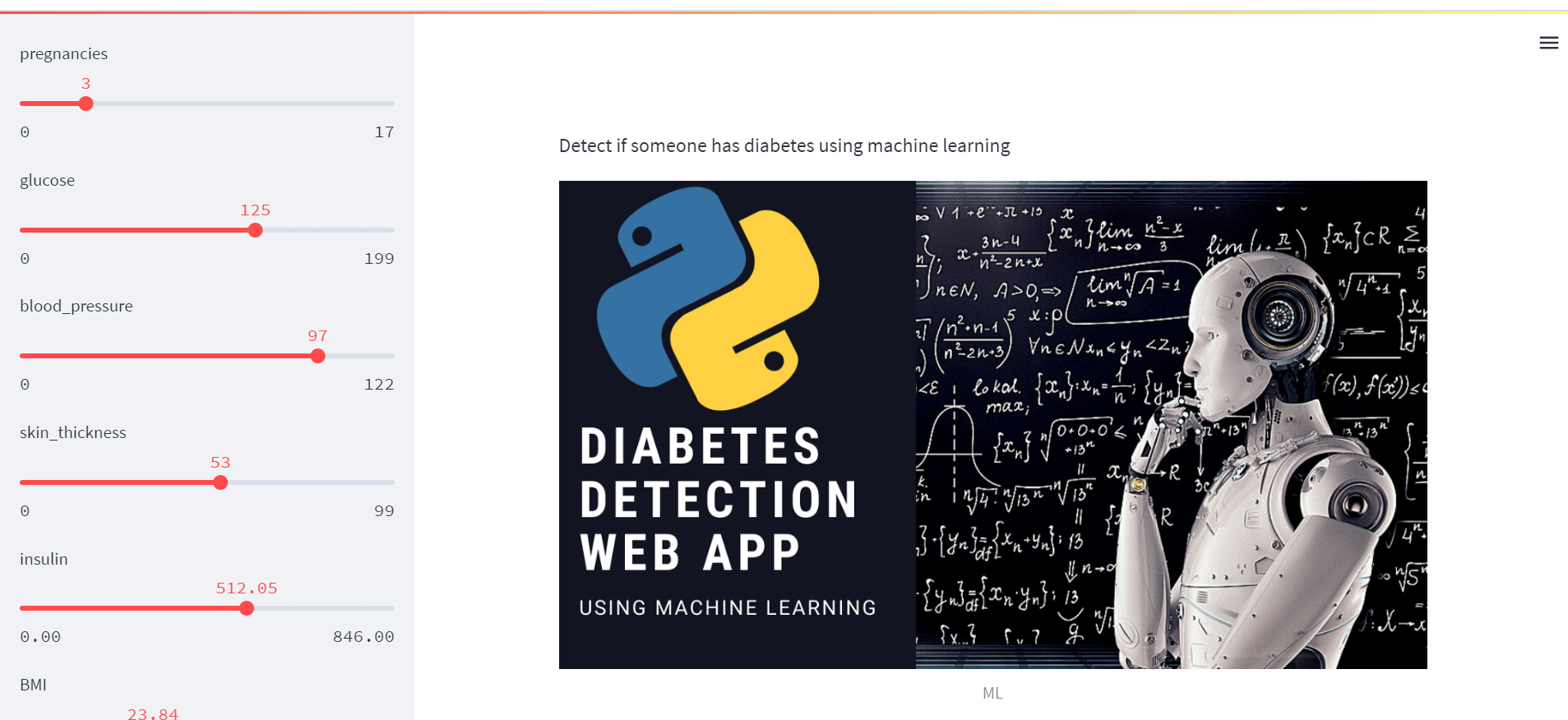 GitHub - SainaAgrawal/diabetes-detection