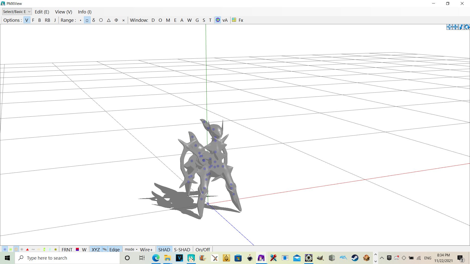 Model size very small when extracted even after changing the scale size 