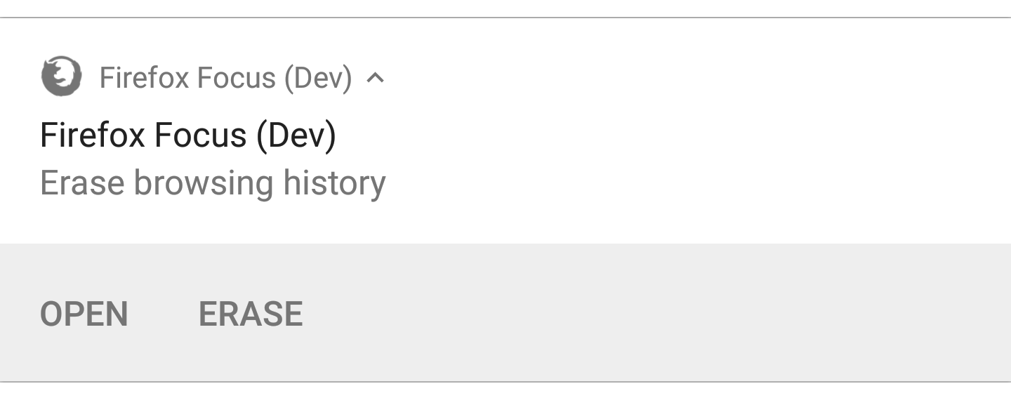 notification